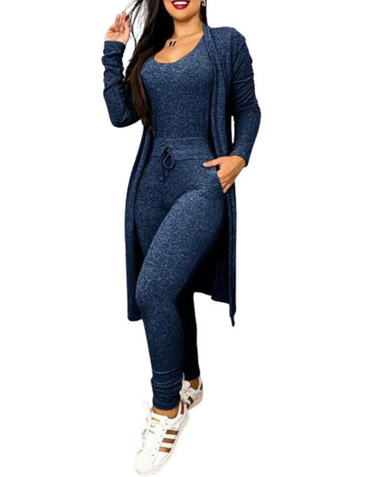 Drawstring Pocket Design For Jumpsuit And Cardigan Cover