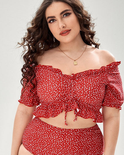 Women's Plus Size Split Bikini