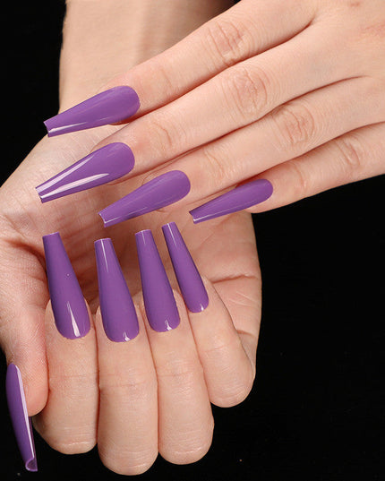A variety of colors to choose from Nail Art Long Coffin Fake Nails Ballet Nail Patch Wearing Nail Bag