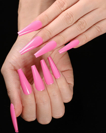 A variety of colors to choose from Nail Art Long Coffin Fake Nails Ballet Nail Patch Wearing Nail Bag