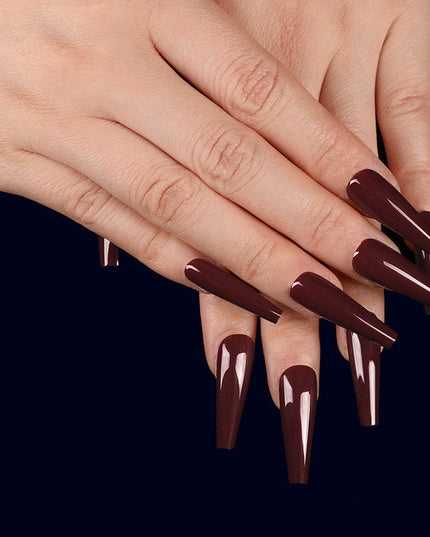 A variety of colors to choose from Nail Art Long Coffin Fake Nails Ballet Nail Patch Wearing Nail Bag