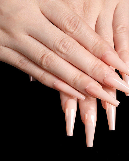A variety of colors to choose from Nail Art Long Coffin Fake Nails Ballet Nail Patch Wearing Nail Bag