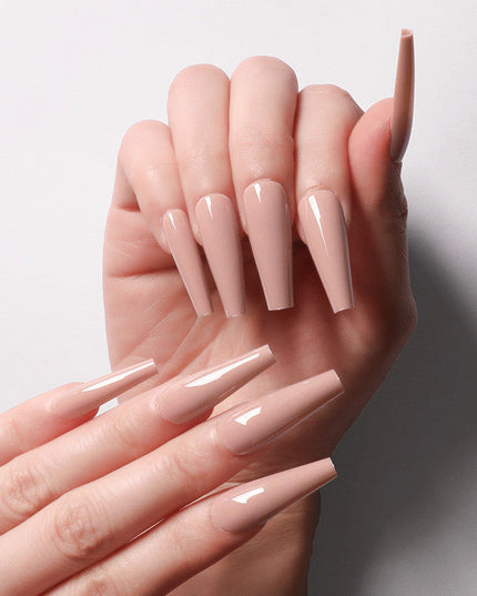 A variety of colors to choose from Nail Art Long Coffin Fake Nails Ballet Nail Patch Wearing Nail Bag