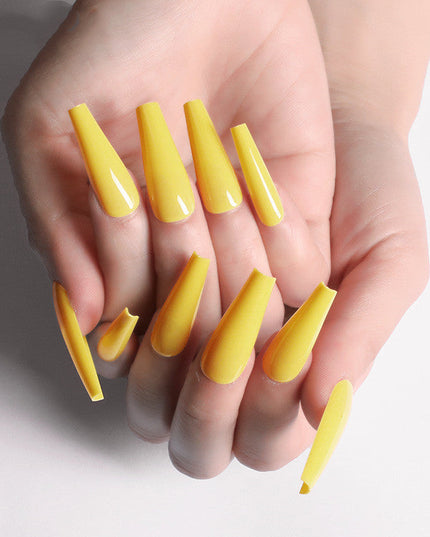 A variety of colors to choose from Nail Art Long Coffin Fake Nails Ballet Nail Patch Wearing Nail Bag