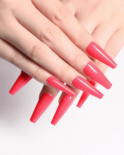 A variety of colors to choose from Nail Art Long Coffin Fake Nails Ballet Nail Patch Wearing Nail Bag