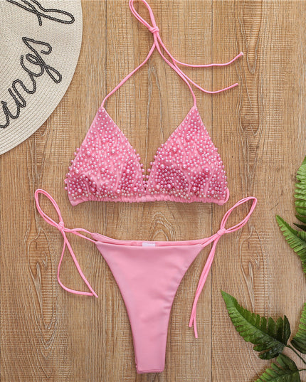 Halter Mini Bikini Female Swimsuit Women Swimwear Two-pieces