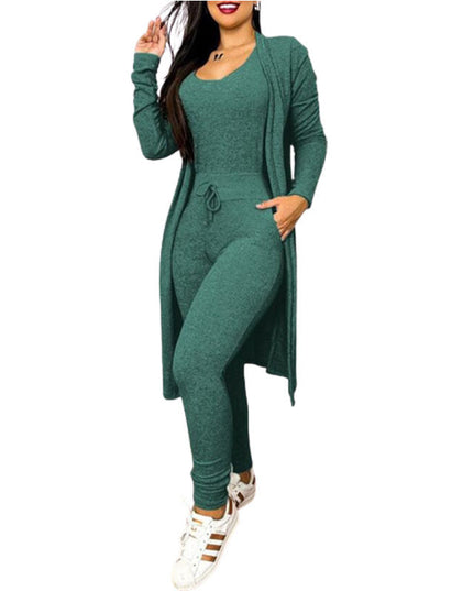 Drawstring Pocket Design For Jumpsuit And Cardigan Cover