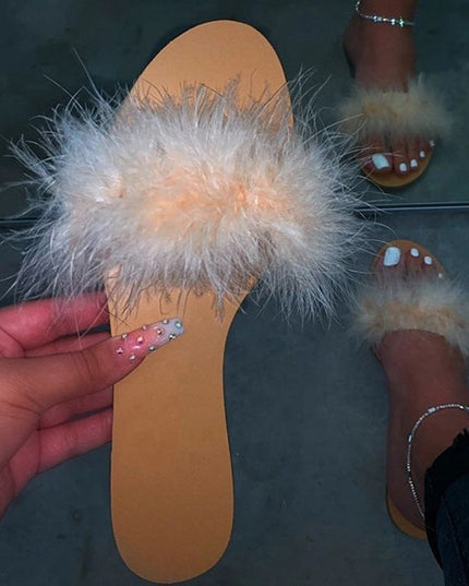 Maomao flat slippers