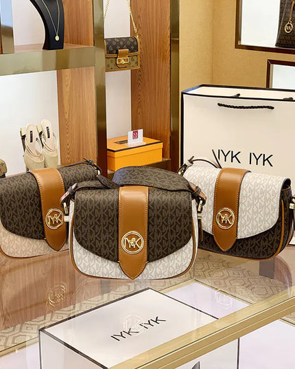 New Women's Leather Saddle Bag