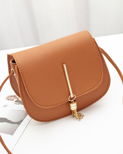 Shoulder bag tassel round bag women bag