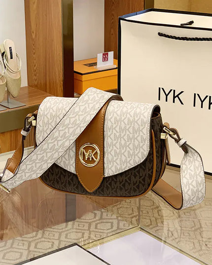 New Women's Leather Saddle Bag