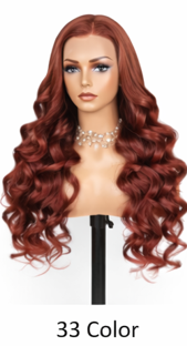 Light Ash Blonde Balayage Wig 24' Human Hair Body Wave Wear and Go Glueless Blonde Prebleached