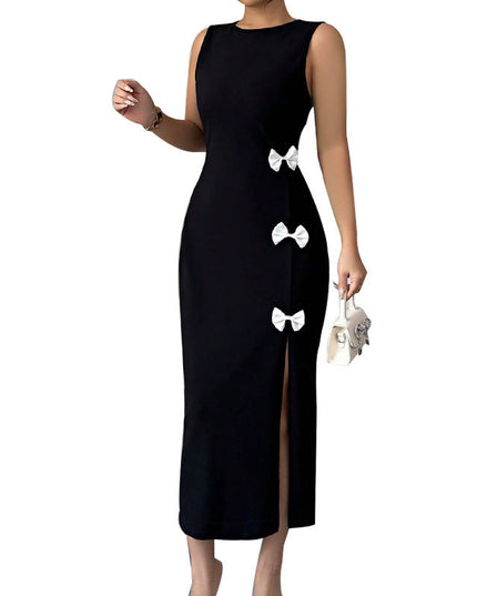 Spring And Summer European And American Style Elegant Slim Fit Dress