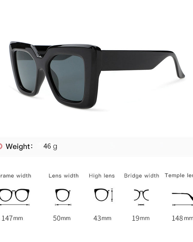 3pcs Large Cat Eye Sunglasses | ZAKAPOP