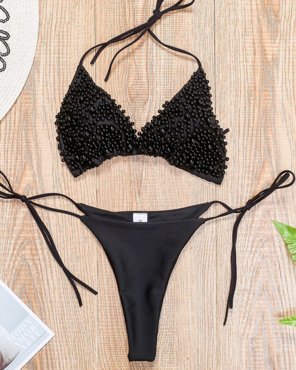 Halter Mini Bikini Female Swimsuit Women Swimwear Two-pieces
