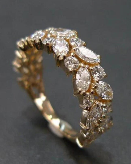 Retro Simple And Exaggerated Personalized Women's Ring