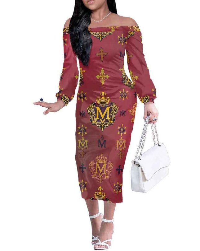 Women's Long Sleeve Dress - Versatile Casual Dress for All Seasons