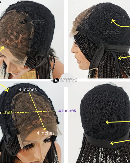 Spring Twist Wig 1B 33 4X4 Premium Closure Glueless Neck Length