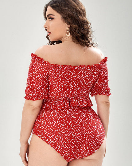 Women's Plus Size Split Bikini