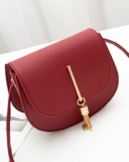 Shoulder bag tassel round bag women bag