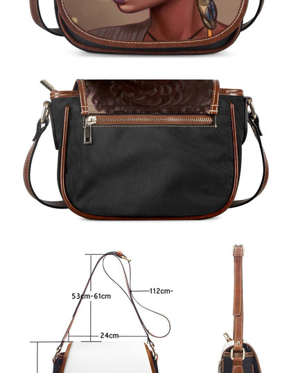 Print Shoulder Bag Ladies Messenger Bag Luxury Designer Female Bag PU Print on Demand