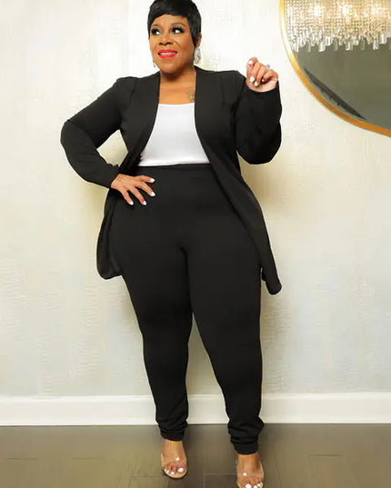 Plus Size Women’s Matching Two-Piece Outfit Set
