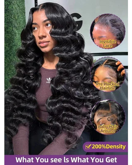 300 Density Loose Wave HD Lace Wig