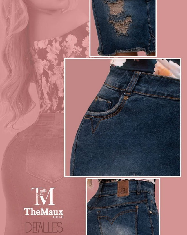 628 100% Authentic Colombian Push Up Skirt