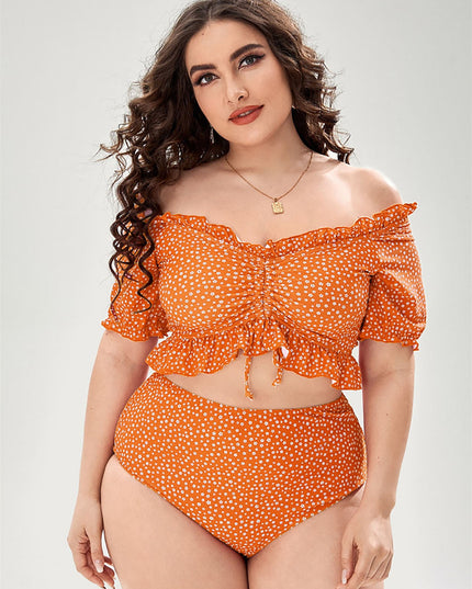 Women's Plus Size Split Bikini