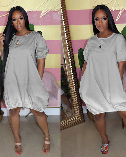 Plus Size Women's Gradient Dress