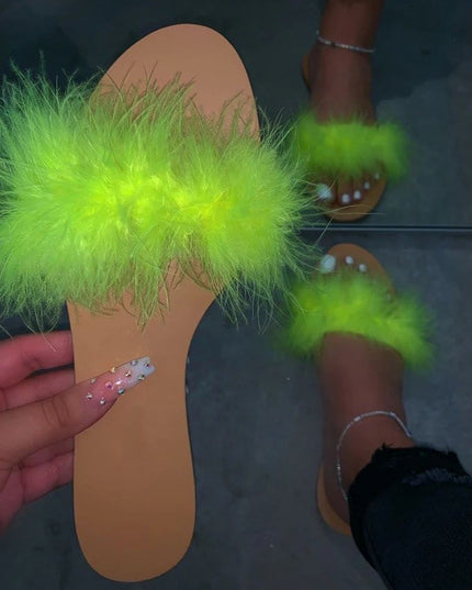 Maomao flat slippers