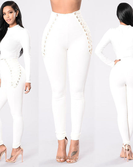 Women's Small Cross Strap Leggings Large Size Stitching See size chart under “more details”
