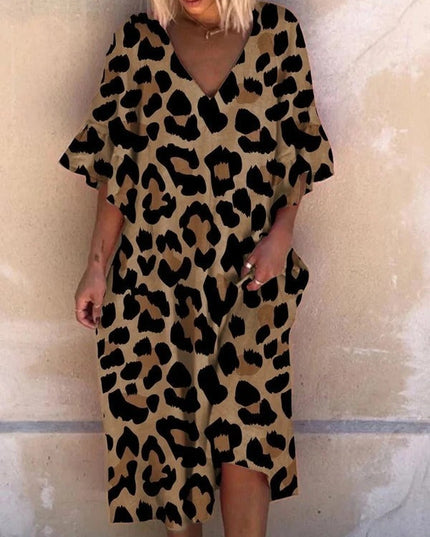 Loose casual plus size dress