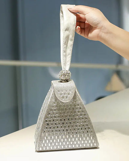Luxury Diamond Clutch Bag for Women - Evening Purse
