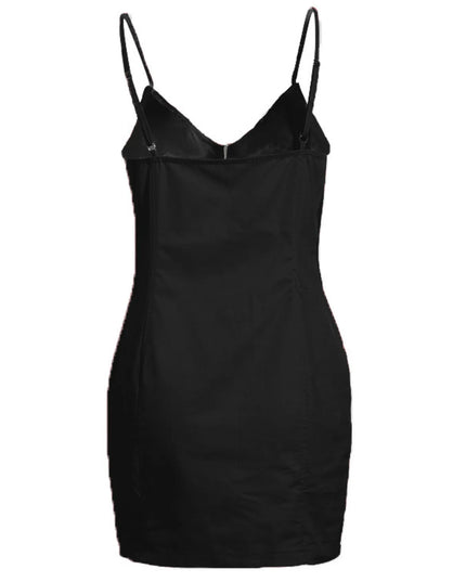 Zip-Front Bodycon Mini Dress – Plus Size