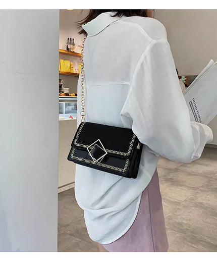 Fashionable Chain Crossbody Bag and Small Purse