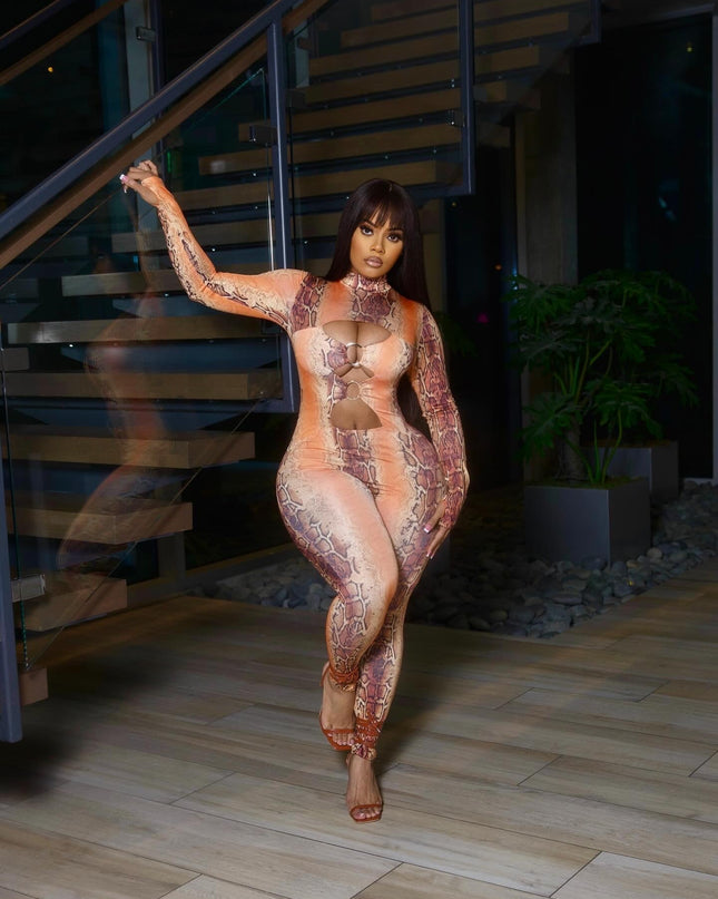 Snake Skin Jumpsuit