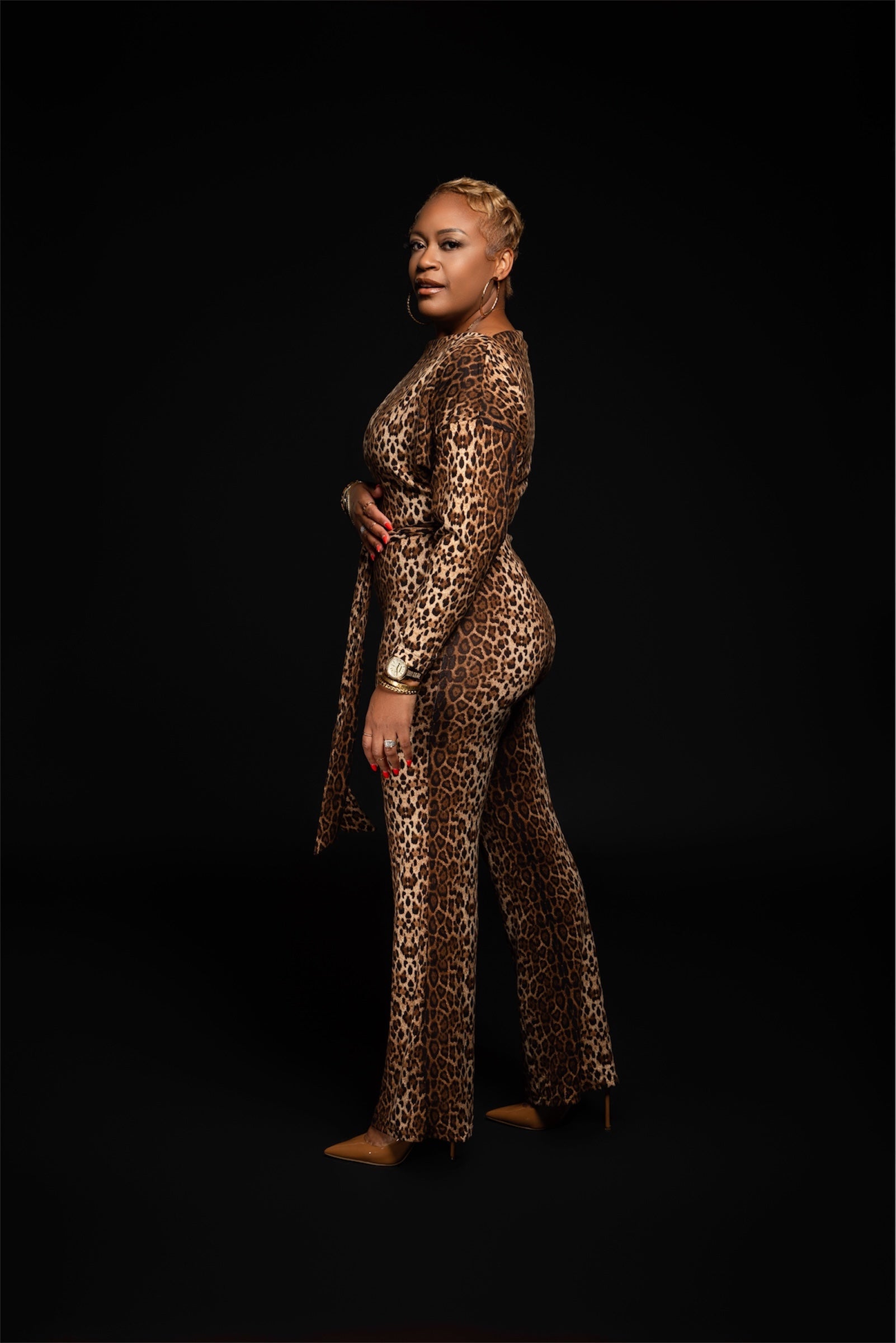 Animal Print Jumpsuit