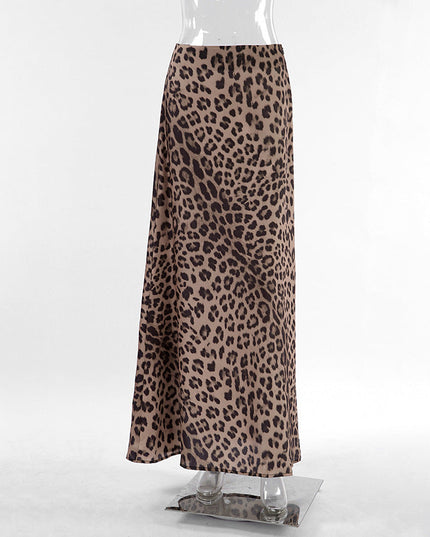 Leopard Print Mermaid Skirt