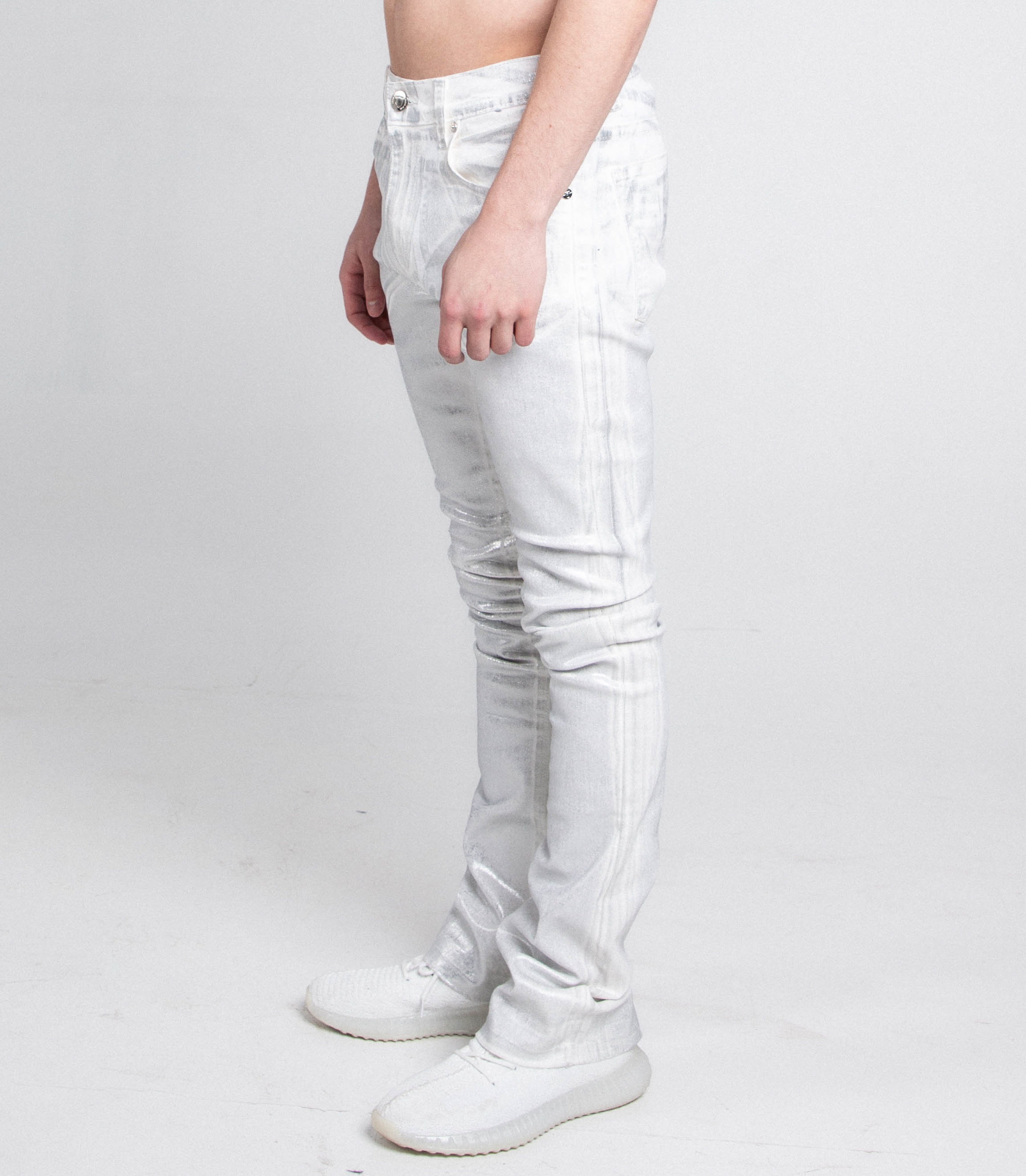 ASJ691 SILHOUETTES  STACKED JEANS