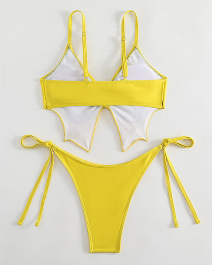 Butterfly Print Sexy Open Back Fashion Bikini  | ZAKAPOP
