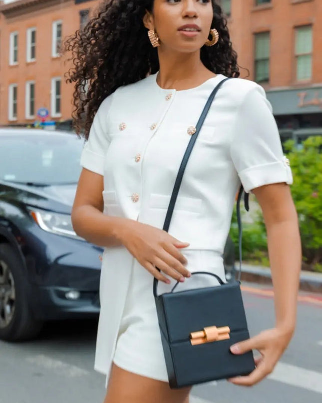 THE NINA CIGAR BOX BAG