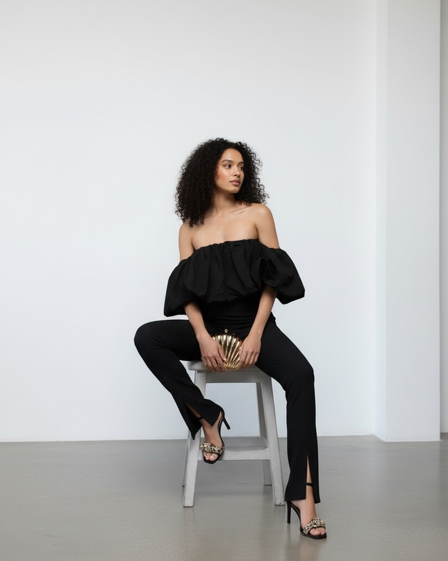 Off Shoulder Jumpsuit