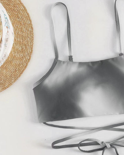 Criss Cross Ombre Bikini Set | ZAKAPOP