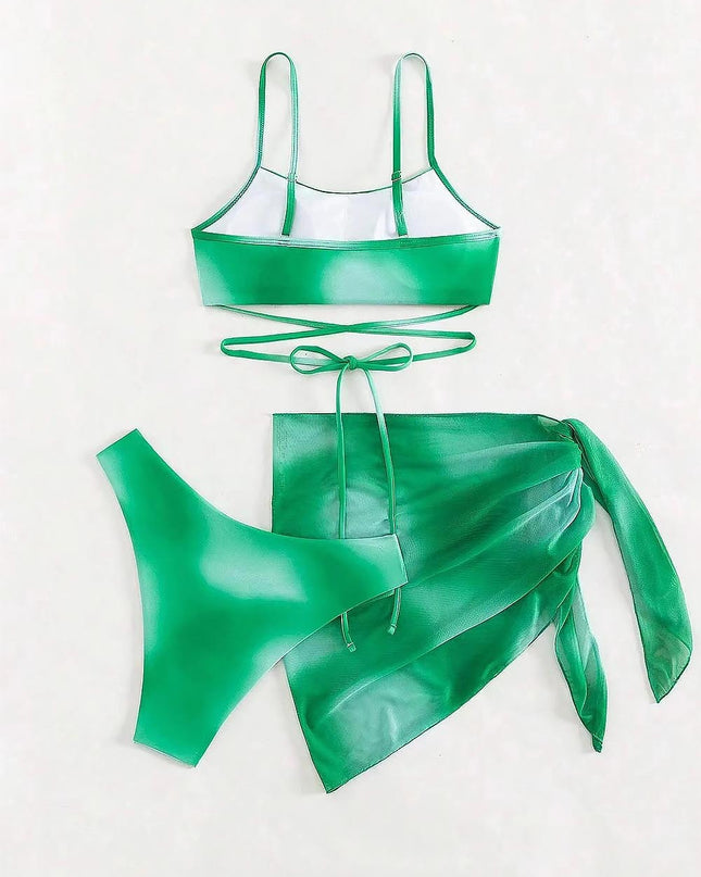Criss Cross Ombre Bikini Set | ZAKAPOP