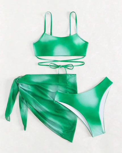Criss Cross Ombre Bikini Set | ZAKAPOP