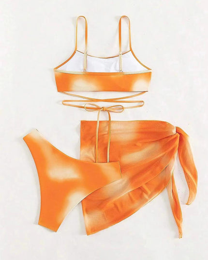 Criss Cross Ombre Bikini Set | ZAKAPOP