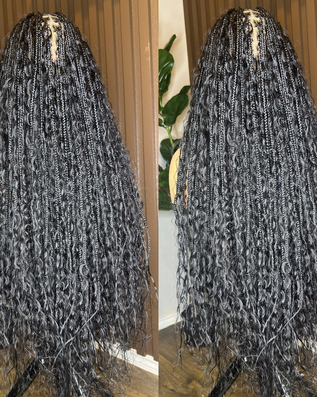 Human hair boho braids