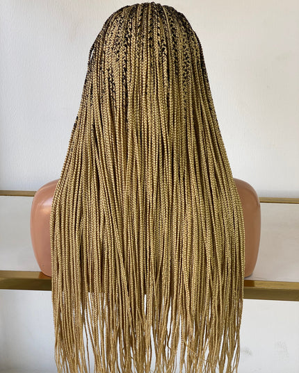 Ready To Ship Tribal Cornrow Lace Frontal Glueless Braided Wig