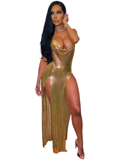 Halter Neck Irregular Dress for Women